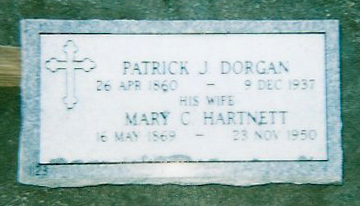 PatrickDorganHeadstone