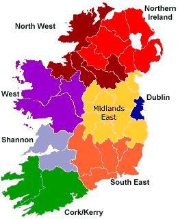 Regions of Ireland